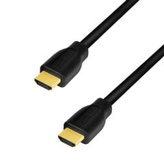 Кабель HDMI cable 4K/60Hz, CCS, black, 3 м цена и информация | Кабели и провода | pigu.lt