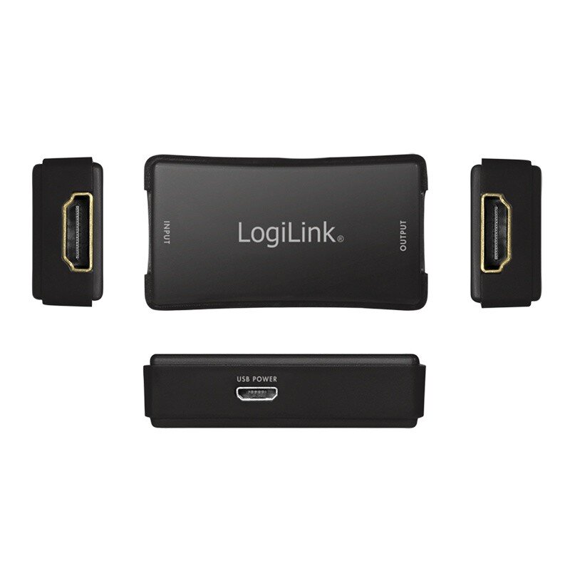 LogiLink HDMI kartotuvas, 25m цена и информация | Adapteriai, USB šakotuvai | pigu.lt