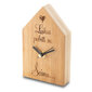 Laikrodis Laikas pabūti su šeima, bambukinis kaina ir informacija | Originalūs laikrodžiai | pigu.lt