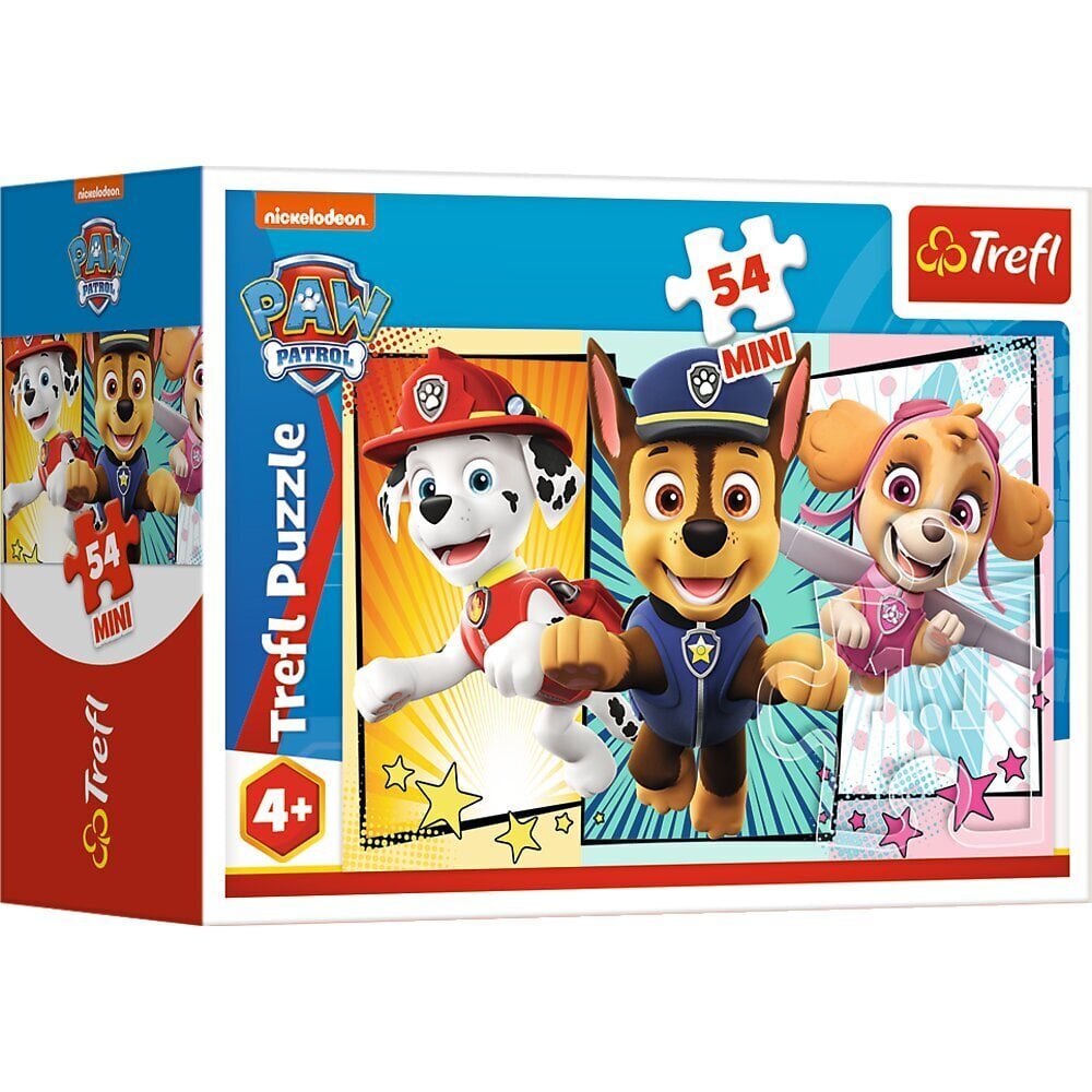 Dėlionė Trefl Šunyčiai Patruliai (Paw Patrol), 54 d. kaina ir informacija | Dėlionės (puzzle) | pigu.lt