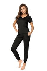 Вискозная пижама Donna Demi, чёрный цена и информация | Женские пижамы, ночнушки | pigu.lt