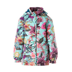 Утепленная куртка Huppa, весна-осень для девочек JOLY, мятно-зеленая пестрая цена и информация | Куртки, пальто для девочек | pigu.lt