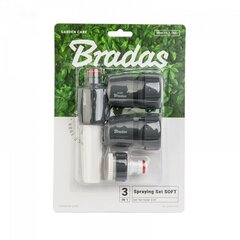 4 dalių laistymo priedų rinkinys 3/4" žarnoms Bradas WHITE LINE SOFT цена и информация | Оборудование для полива | pigu.lt