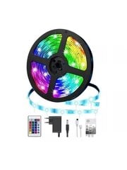 RGB LED 2835 juosta su pultu, 5 m kaina ir informacija | Girliandos | pigu.lt