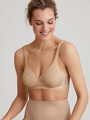 Мягкий бюстгальтер без косточек Triumph Elegant Cotton N, песочного цвета цена и информация | Бюстгальтеры | pigu.lt