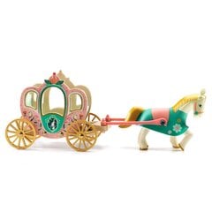 Arty Toys Princeses - Mila ir Karieta, DJECO DJ06788 kaina ir informacija | Žaislai mergaitėms | pigu.lt