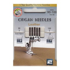 Organ машинная игла, кожа цена и информация | Швейные машинки | pigu.lt