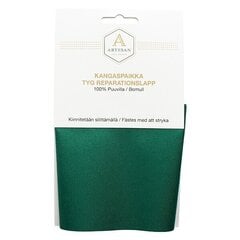 Термозаплатка из ткани Artesan, 10x40см темно-зеленая цена и информация | Аппликации, декорации, наклейки | pigu.lt