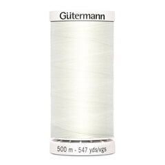 Швейная нить Gütermann, Чрезвычайно прочная 100 м, цвет номер: 111 цена и информация | Принадлежности для шитья | pigu.lt
