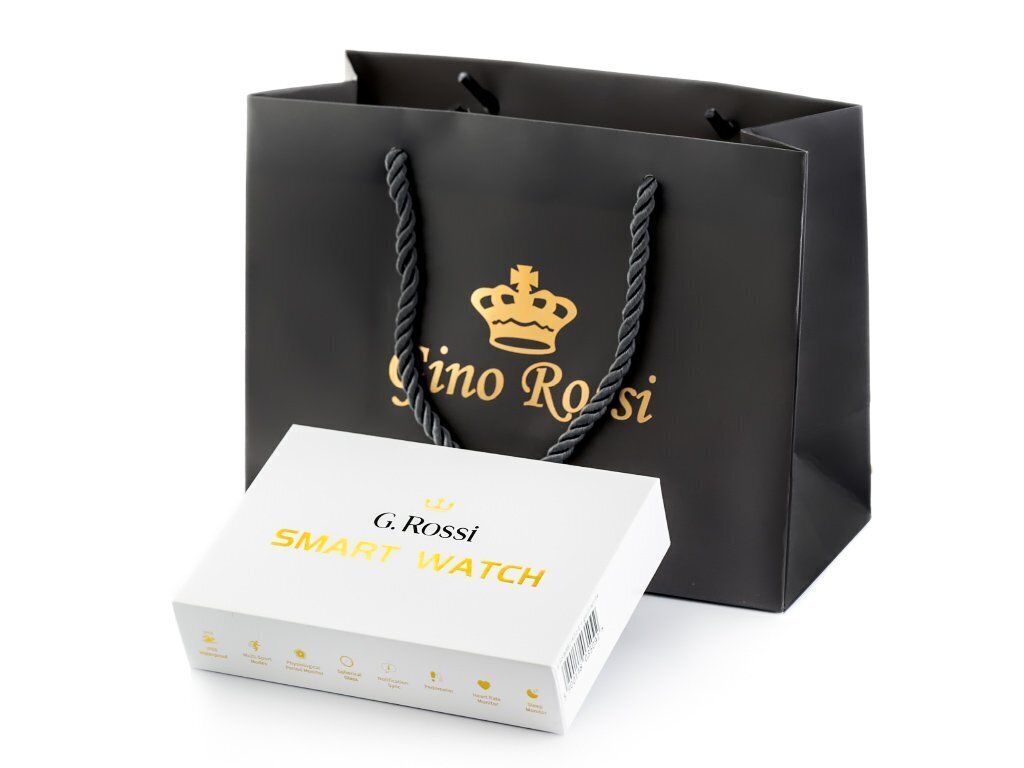 G. Rossi Beauty & Fit 2 G.RSWBF2-3C1-2 Silver + Black цена и информация | Išmanieji laikrodžiai (smartwatch) | pigu.lt