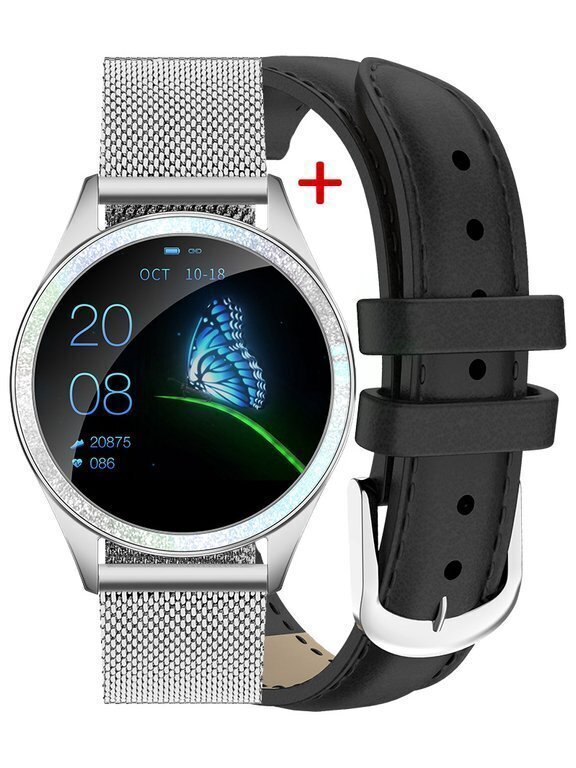 G. Rossi Beauty & Fit 2 G.RSWBF2-3C1-2 Silver + Black цена и информация | Išmanieji laikrodžiai (smartwatch) | pigu.lt