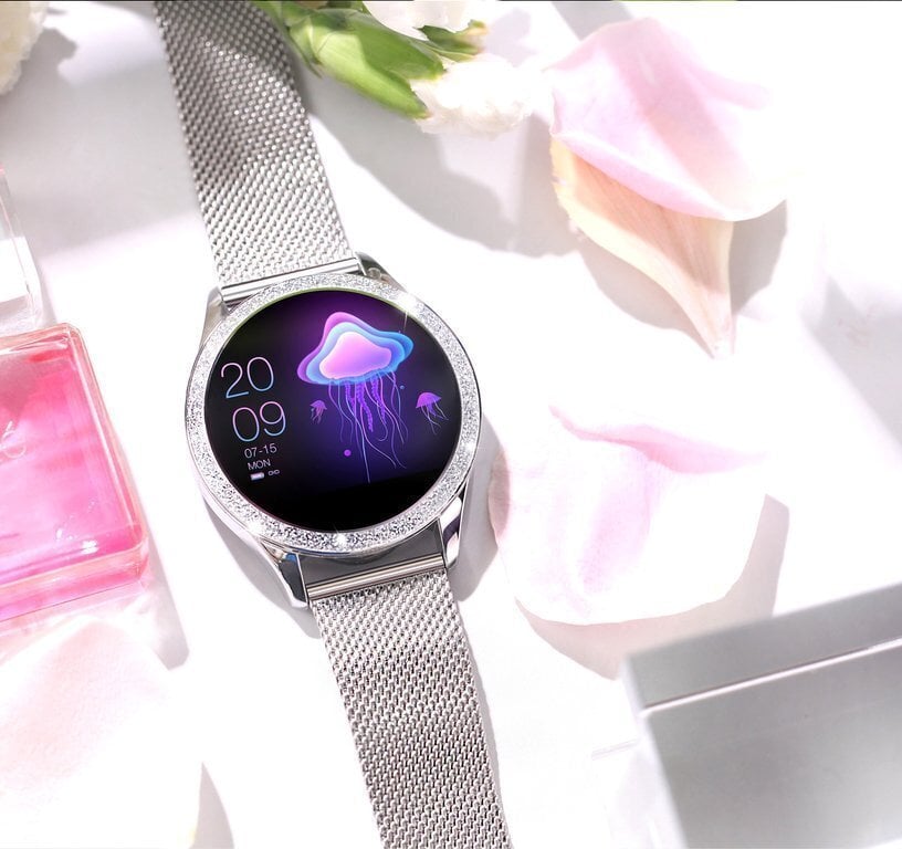 G. Rossi Beauty & Fit 2 G.RSWBF2-3C1-2 Silver + Black kaina ir informacija | Išmanieji laikrodžiai (smartwatch) | pigu.lt