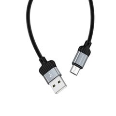 Кабель Borofone BX28 Dignity - USB на Micro USB - 2,4А 1 метр серый цена и информация | Кабели для телефонов | pigu.lt