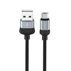 Кабель Borofone BX28 Dignity - USB на Micro USB - 2,4А 1 метр серый цена и информация | Кабели для телефонов | pigu.lt