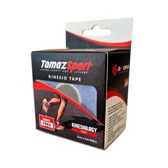 Kineziologinis Teipas Tomaz Sport be Latekso, mėlynas 5cm 5m. kaina ir informacija | Įtvarai | pigu.lt