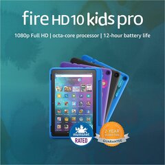 Amazon Fire HD 10 32GB Kids Pro, черный цена и информация | Планшеты | pigu.lt