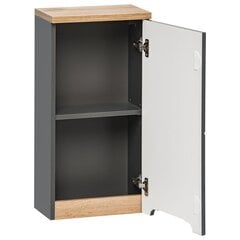 Шкаф для ванной комнаты Hakano Fargo, 35x70 см, темно-серый цена и информация | Шкафчики для ванной | pigu.lt