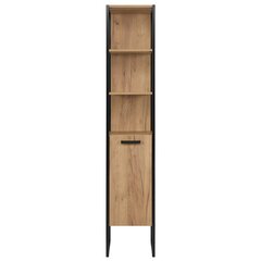 Шкафчик для ванной комнаты Hakano Cossa, 35x185 см, коричневый цена и информация | Шкафчики для ванной | pigu.lt