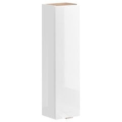 Vonios spintelė Hakano Barios, 20x75 cm, balta/ruda kaina ir informacija | Vonios spintelės | pigu.lt
