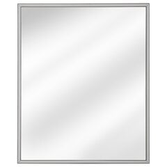 Vonios veidrodis Hakano Wane, 83x68 cm, juodas kaina ir informacija | Vonios veidrodžiai | pigu.lt