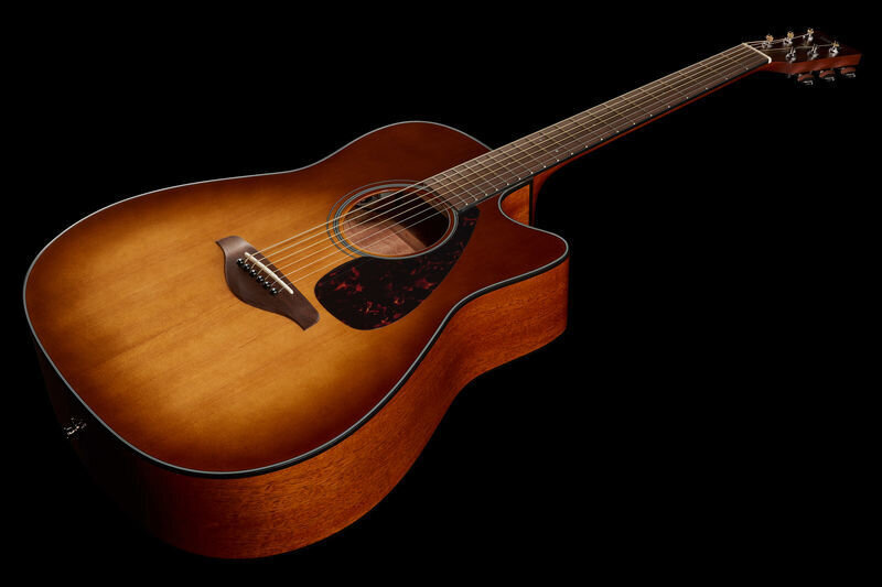 Elektro-akustinė gitara Yamaha FGX800C SDB kaina ir informacija | Gitaros | pigu.lt