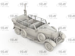 Plastikinis surenkamas modelis ICM Type G4 Partisanenwagen with MG 34, 1/72, 72473 kaina ir informacija | Konstruktoriai ir kaladėlės | pigu.lt