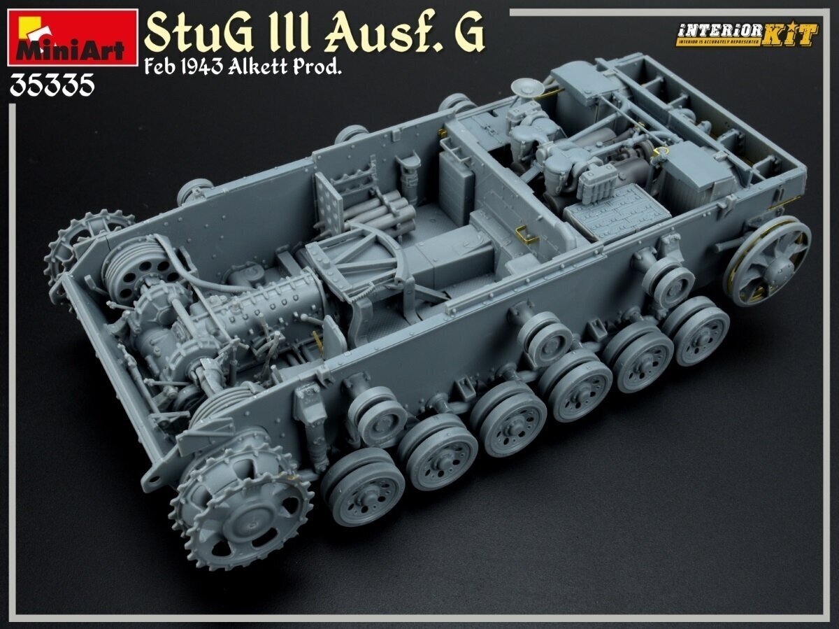 Plastikinis surenkamas modelis Miniart StuG III Ausf. G Feb 1943 Alkett Prod. - Interior Kit, 1/35, 35335 kaina ir informacija | Konstruktoriai ir kaladėlės | pigu.lt