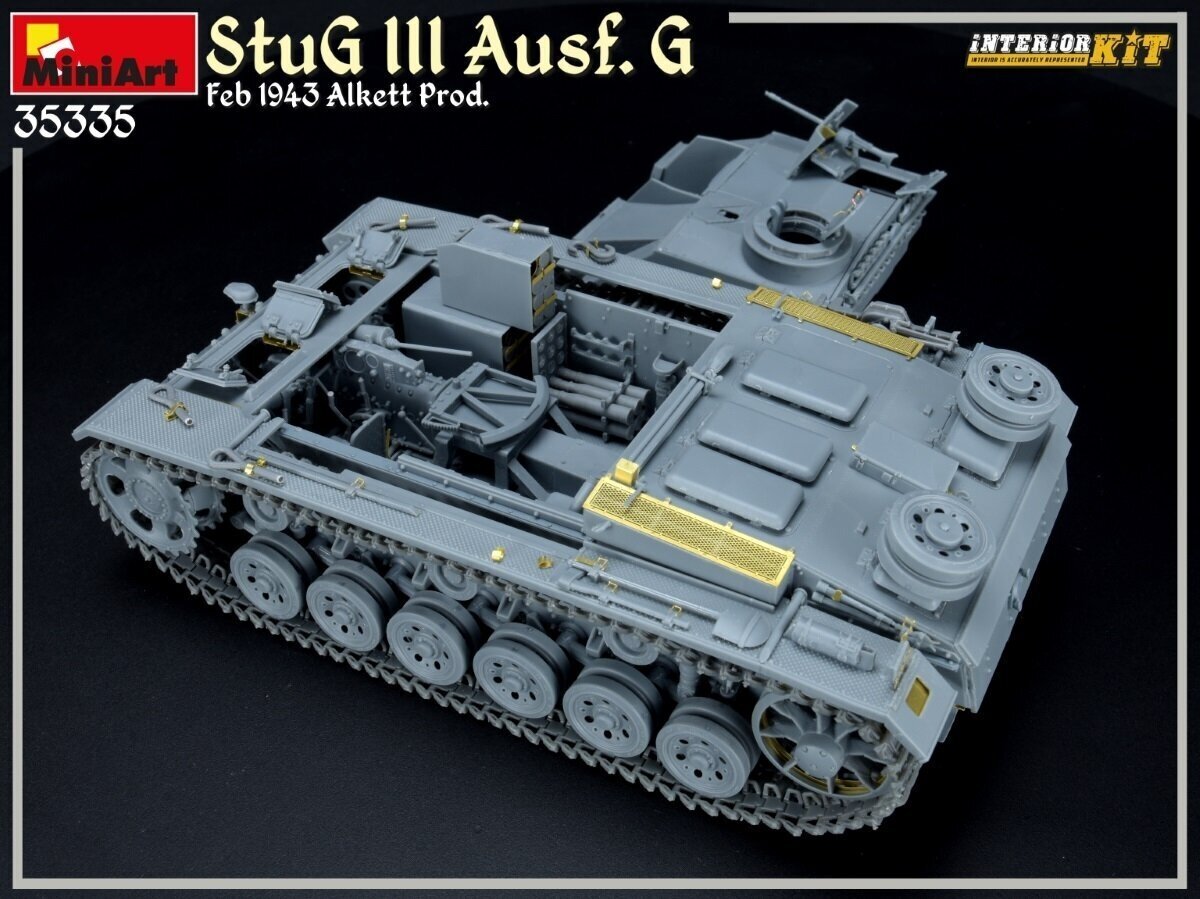 Plastikinis surenkamas modelis Miniart StuG III Ausf. G Feb 1943 Alkett Prod. - Interior Kit, 1/35, 35335 kaina ir informacija | Konstruktoriai ir kaladėlės | pigu.lt