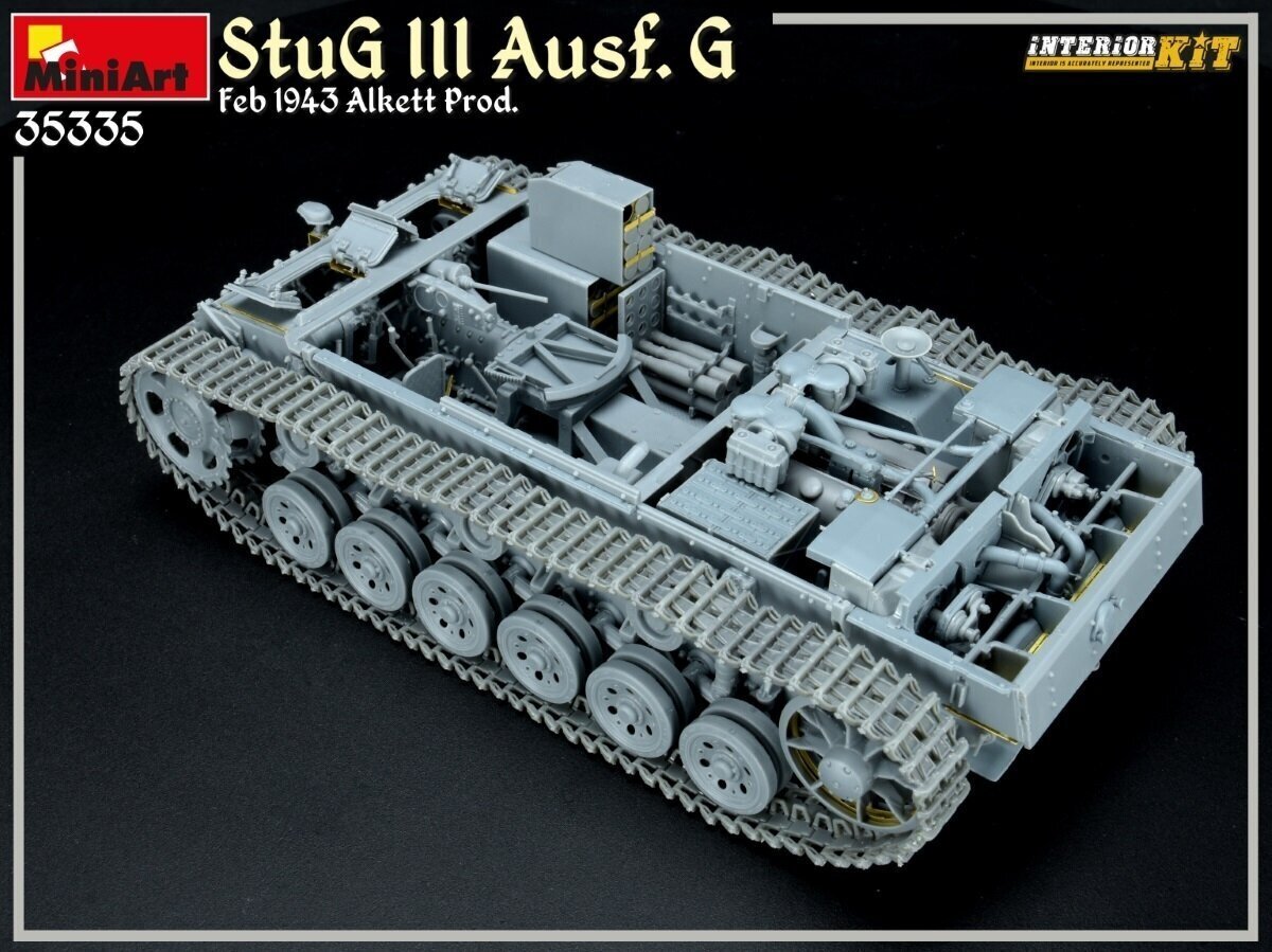 Plastikinis surenkamas modelis Miniart StuG III Ausf. G Feb 1943 Alkett Prod. - Interior Kit, 1/35, 35335 kaina ir informacija | Konstruktoriai ir kaladėlės | pigu.lt