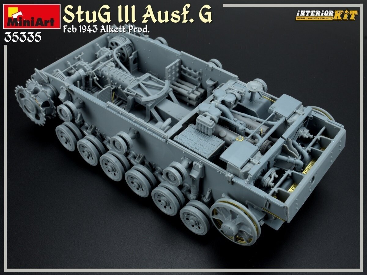 Plastikinis surenkamas modelis Miniart StuG III Ausf. G Feb 1943 Alkett Prod. - Interior Kit, 1/35, 35335 kaina ir informacija | Konstruktoriai ir kaladėlės | pigu.lt