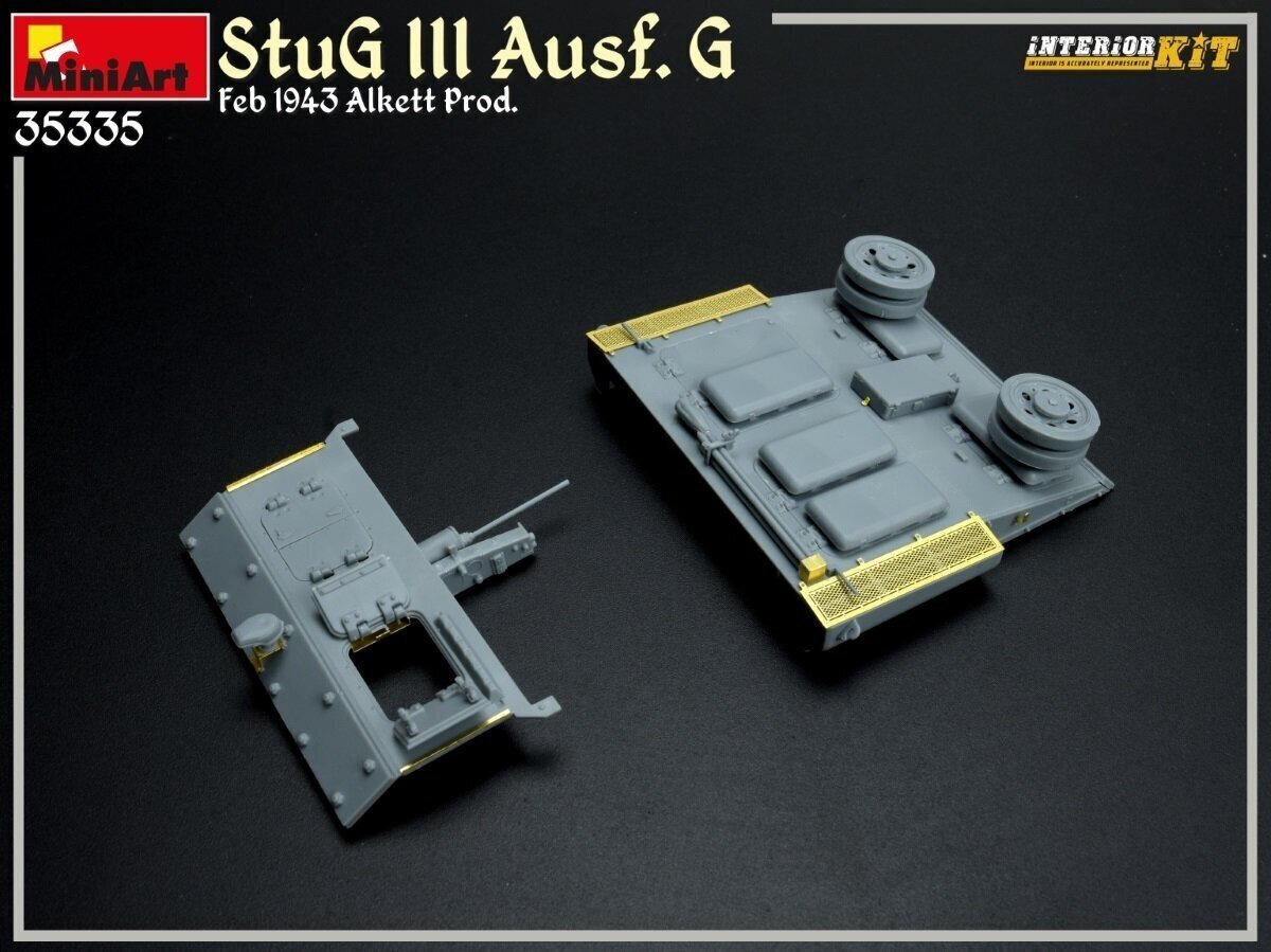 Plastikinis surenkamas modelis Miniart StuG III Ausf. G Feb 1943 Alkett Prod. - Interior Kit, 1/35, 35335 цена и информация | Konstruktoriai ir kaladėlės | pigu.lt