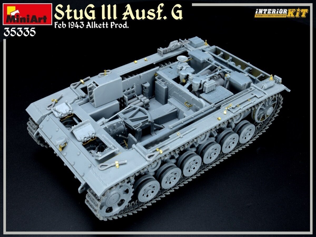 Plastikinis surenkamas modelis Miniart StuG III Ausf. G Feb 1943 Alkett Prod. - Interior Kit, 1/35, 35335 kaina ir informacija | Konstruktoriai ir kaladėlės | pigu.lt