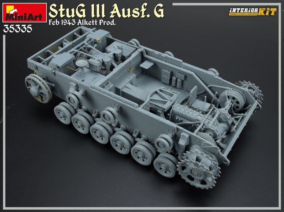 Plastikinis surenkamas modelis Miniart StuG III Ausf. G Feb 1943 Alkett Prod. - Interior Kit, 1/35, 35335 kaina ir informacija | Konstruktoriai ir kaladėlės | pigu.lt