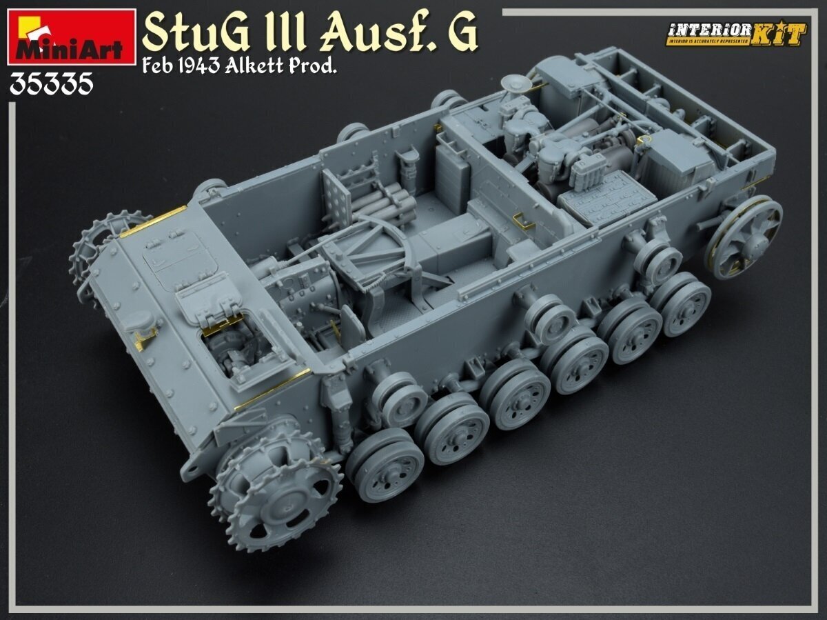 Plastikinis surenkamas modelis Miniart StuG III Ausf. G Feb 1943 Alkett Prod. - Interior Kit, 1/35, 35335 kaina ir informacija | Konstruktoriai ir kaladėlės | pigu.lt