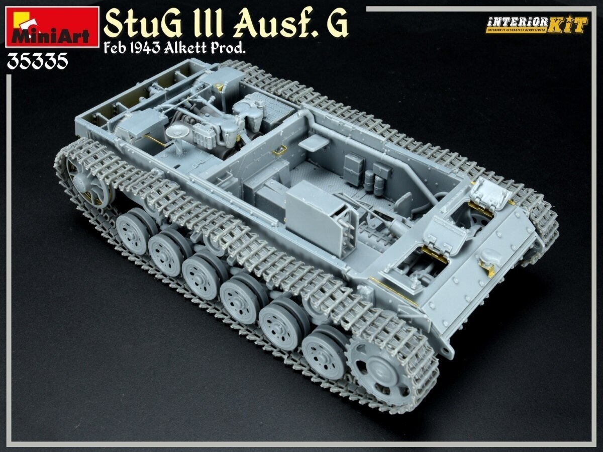 Plastikinis surenkamas modelis Miniart StuG III Ausf. G Feb 1943 Alkett Prod. - Interior Kit, 1/35, 35335 kaina ir informacija | Konstruktoriai ir kaladėlės | pigu.lt