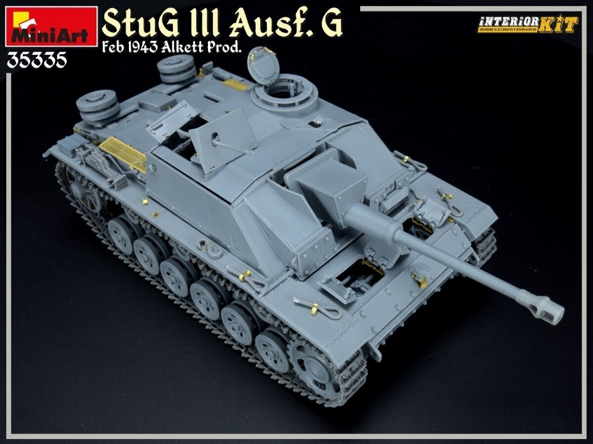 Plastikinis surenkamas modelis Miniart StuG III Ausf. G Feb 1943 Alkett Prod. - Interior Kit, 1/35, 35335 цена и информация | Konstruktoriai ir kaladėlės | pigu.lt