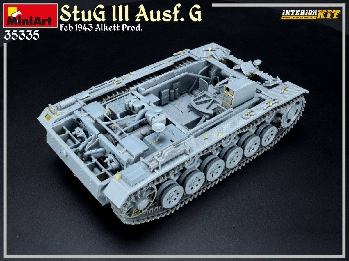 Plastikinis surenkamas modelis Miniart StuG III Ausf. G Feb 1943 Alkett Prod. - Interior Kit, 1/35, 35335 kaina ir informacija | Konstruktoriai ir kaladėlės | pigu.lt