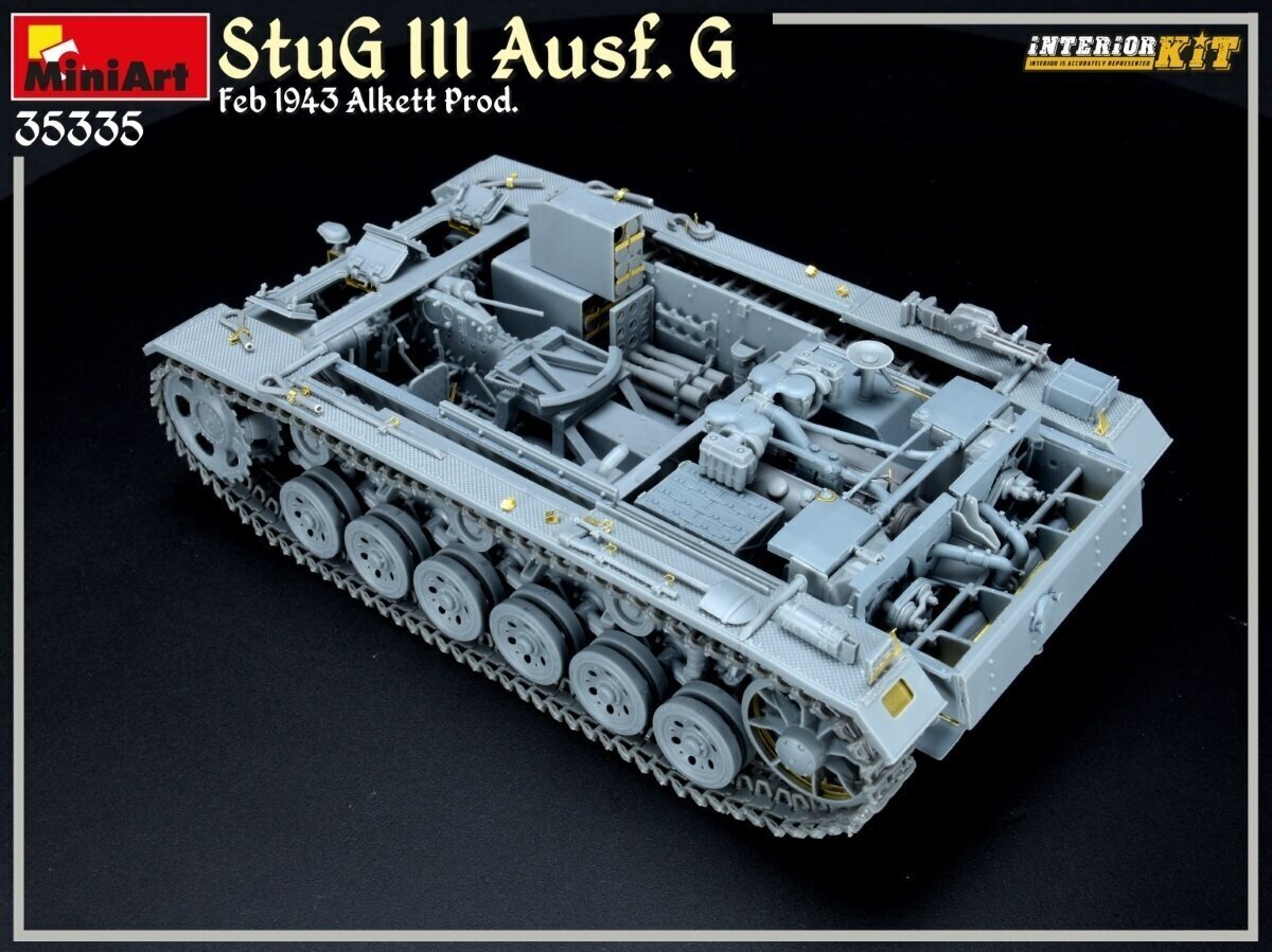 Plastikinis surenkamas modelis Miniart StuG III Ausf. G Feb 1943 Alkett Prod. - Interior Kit, 1/35, 35335 цена и информация | Konstruktoriai ir kaladėlės | pigu.lt