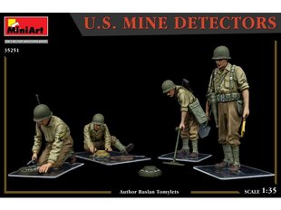 Сборная пластиковая модель Miniart - U.S. Mine Detectors, 1/35, 35251 цена и информация | Конструкторы и кубики | pigu.lt