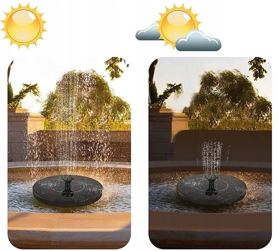 Plūduriuojantis fontanas su saulės baterija цена и информация | Sodo dekoracijos | pigu.lt