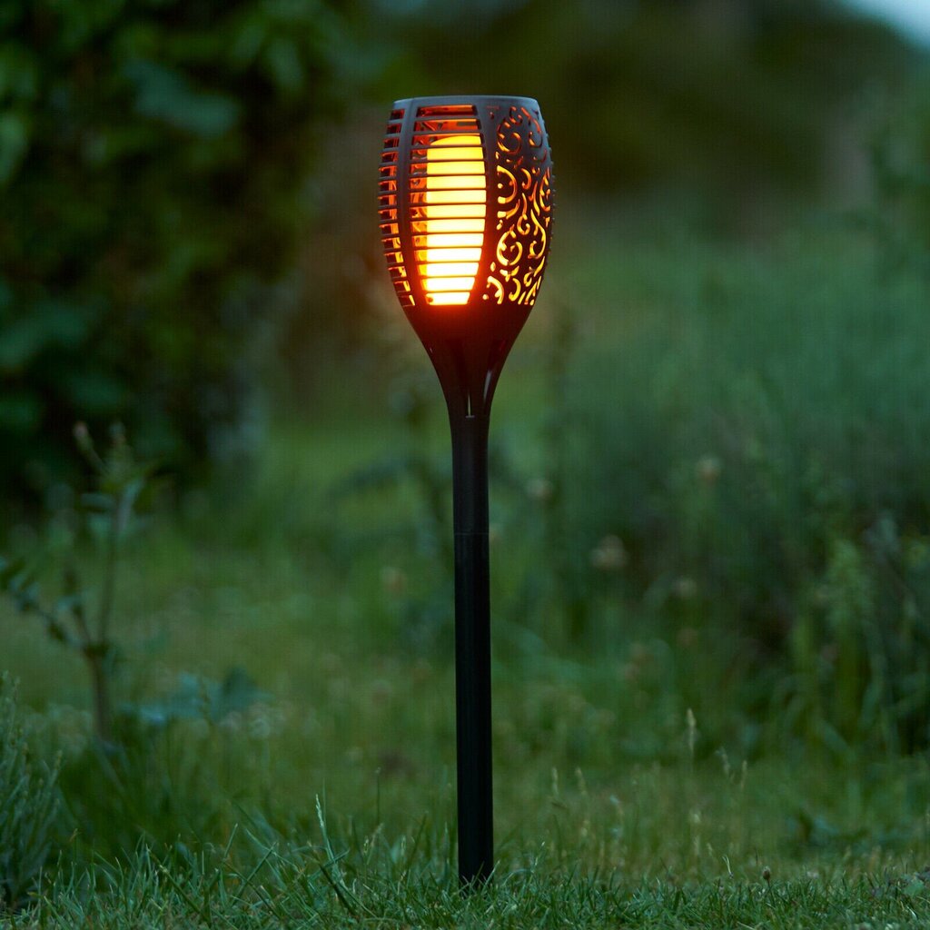 Saulės sodo lempa - šviestuvas - 4 vnt. komplektas kaina ir informacija | Lauko šviestuvai | pigu.lt