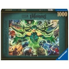 Dėlionės Elementów Villainous. Hela, 1000 d. kaina ir informacija | Dėlionės (puzzle) | pigu.lt