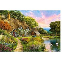 Puzzle 1500 elements Countryside Cottage kaina ir informacija | Dėlionės (puzzle) | pigu.lt