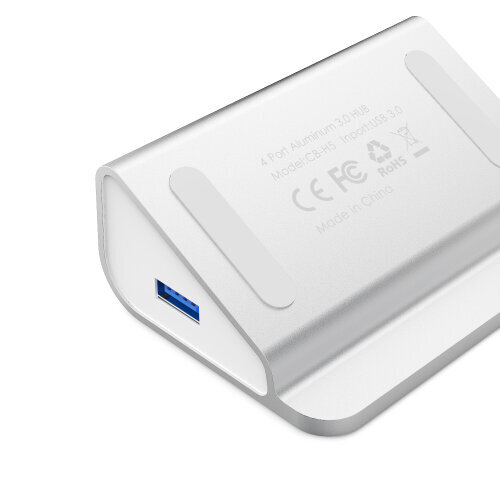 Hub CB-H5 USB aluminum | 4xUSB 3.0 | 5Gbps kaina ir informacija | Adapteriai, USB šakotuvai | pigu.lt
