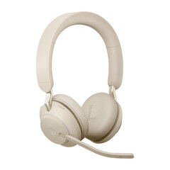 Jabra Evolve2 65, beige kaina ir informacija | Ausinės | pigu.lt