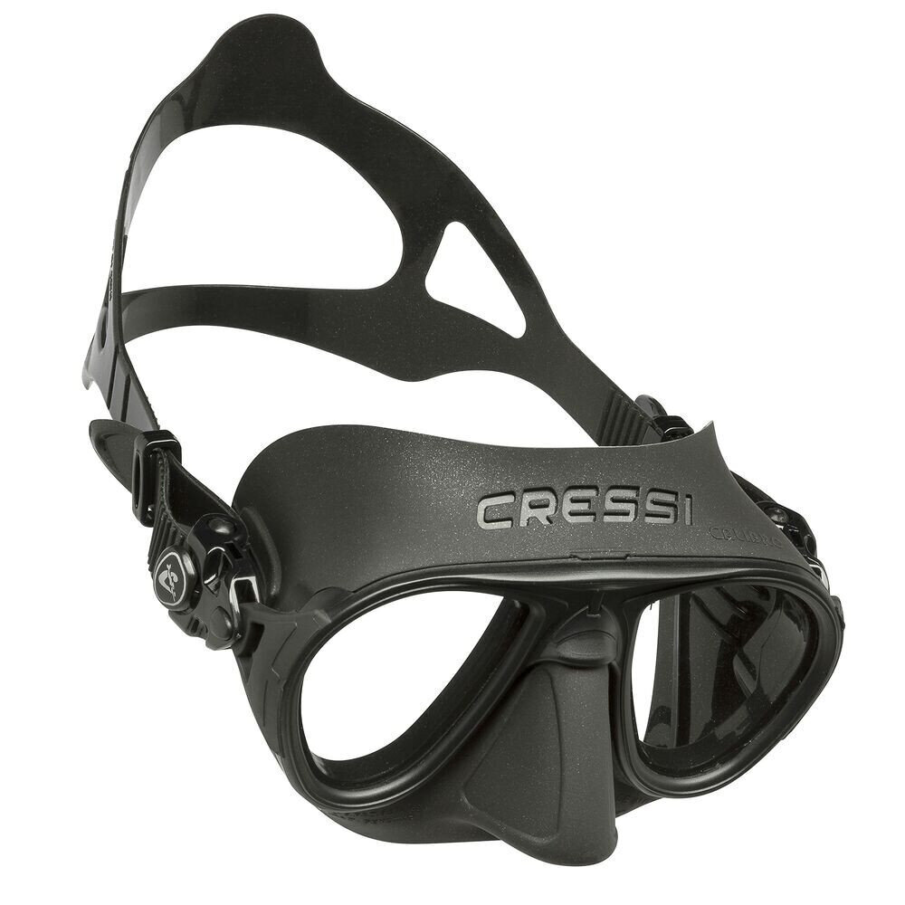 Nardymo kaukė Calibro Cressi-Sub DS435050, juoda kaina ir informacija | Nardymo kaukės | pigu.lt