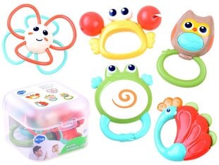 Набор детских погремушек и прорезывателей Hola цена и информация | Игрушки для малышей | pigu.lt