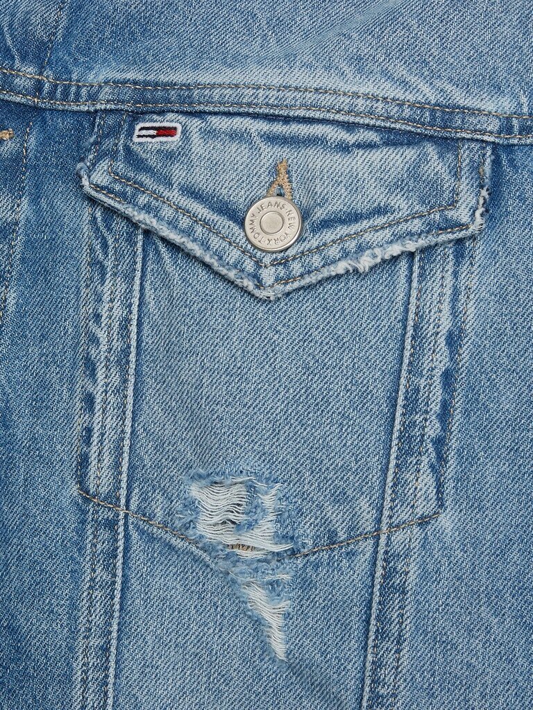 Vyriška džinsinė striukė Tommy Hilfiger RGLR TRCKR JCKT BF2011 LIGHT DENIM DM0DM12746 1AB 45489 kaina ir informacija | Vyriškos striukės | pigu.lt