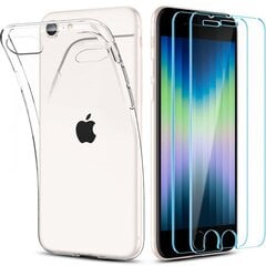 Spigen crystal pack, skirtas iPhone 7/8 / SE 2020/2022, skaidrus kaina ir informacija | Telefono dėklai | pigu.lt