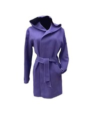 Paltas moterims Italy Moda, violetinis kaina ir informacija | Paltai moterims | pigu.lt